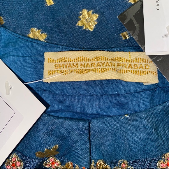 Hand embroidered 3 piece Anarkali Set - Picture 6 of 7